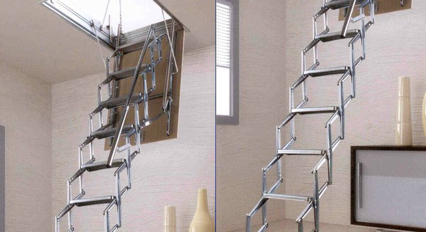 Folding stairs